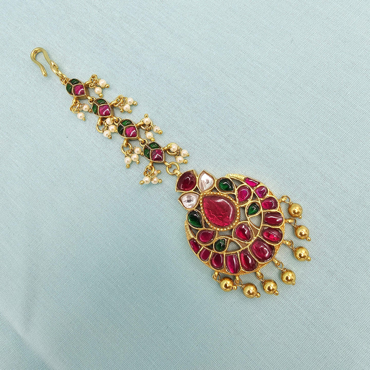 Silver Kundan Tikka