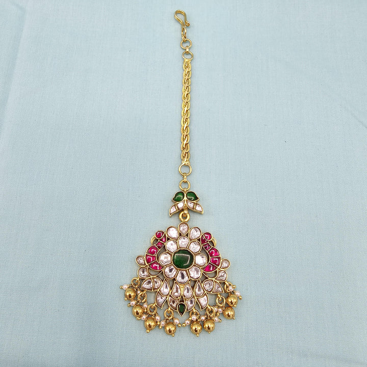 Silver Kundan Tikka