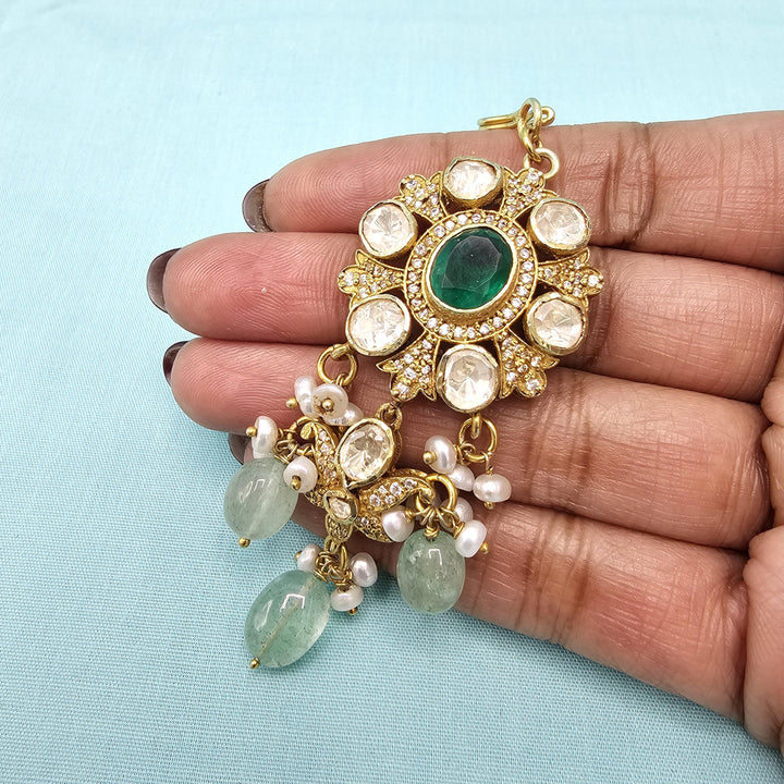 victorian Moissanite Tikka