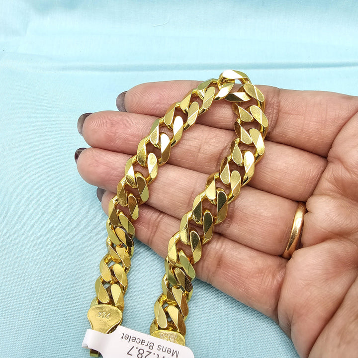 Mens Curb Bracelet