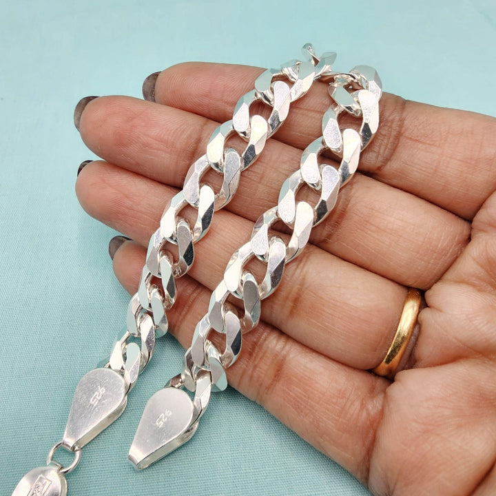 8" Mens Curb Bracelet