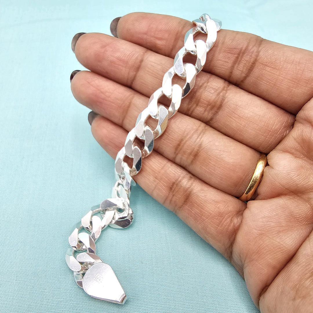 8" Mens Curb Bracelet