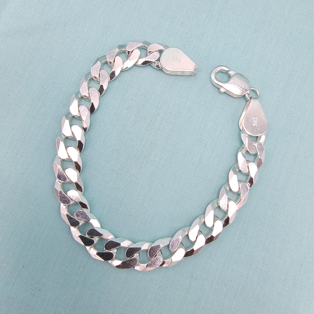8" Mens Curb Bracelet
