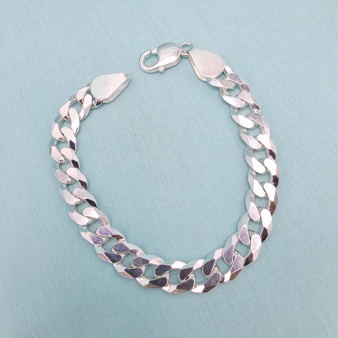 8" Mens Curb Bracelet