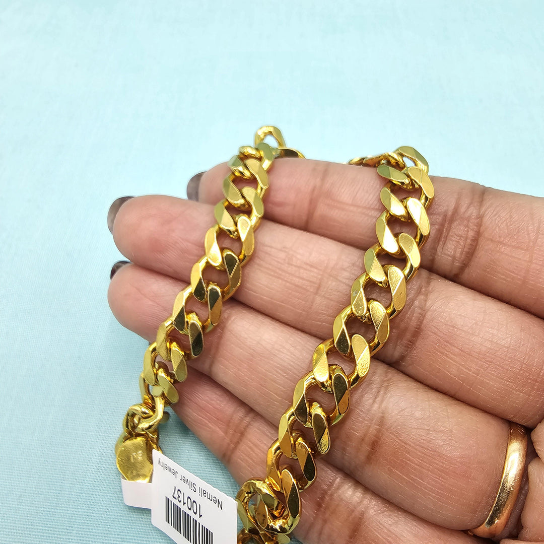 Mens Curb Bracelet