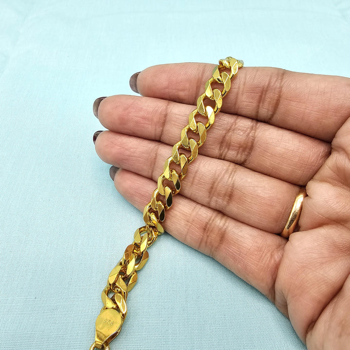 Mens Curb Bracelet