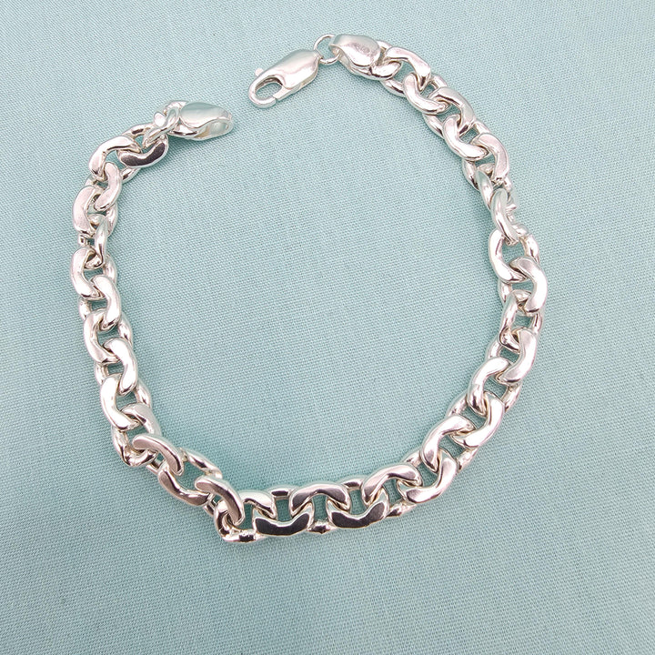 Mens Curb Bracelet