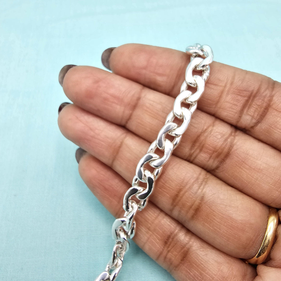 Mens Curb Bracelet