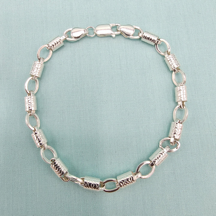 8" Mens Link Bracelet