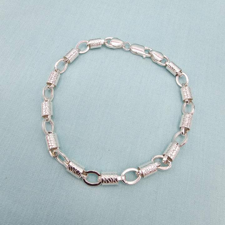 8" Mens Link Bracelet