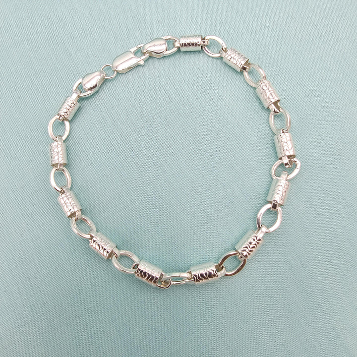 8" Mens Link Bracelet