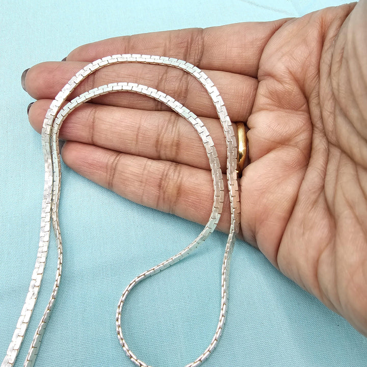 Silver 20"Mens chains
