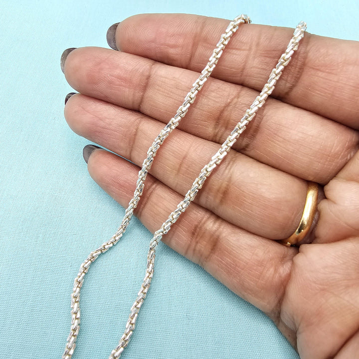 Boy's silver Chains