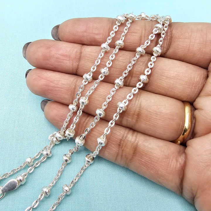 23" Silver boys chains