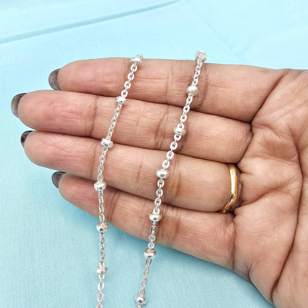 23" Silver boys chains