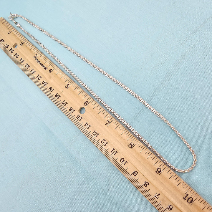 18" Silver boys chains