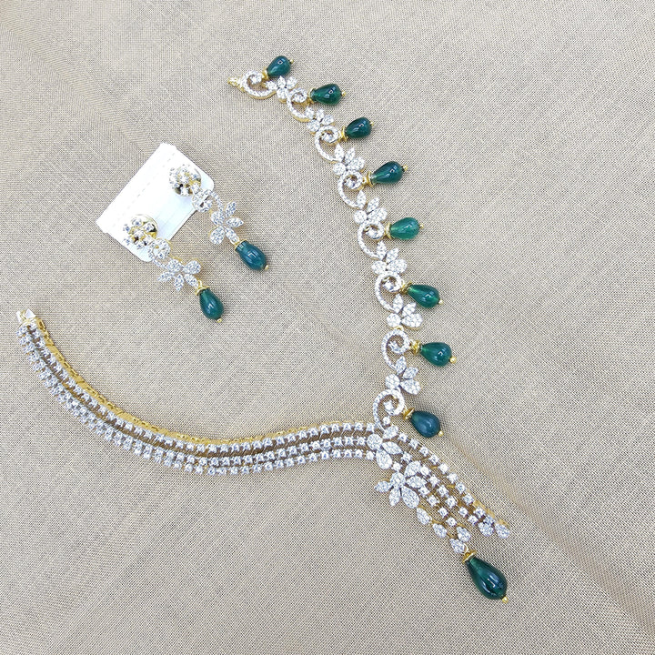 Emerlad necklace set