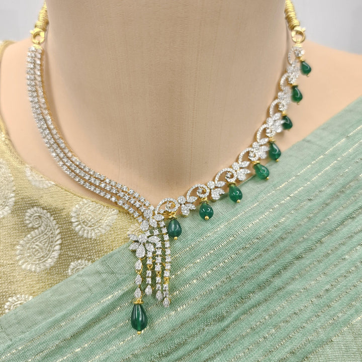 Emerlad necklace set