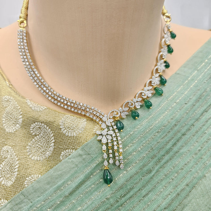 Emerlad necklace set