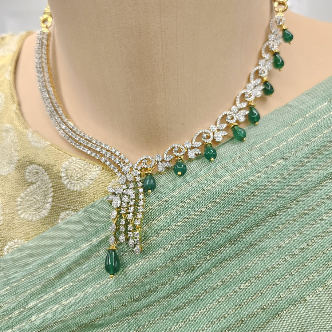 Emerlad necklace set