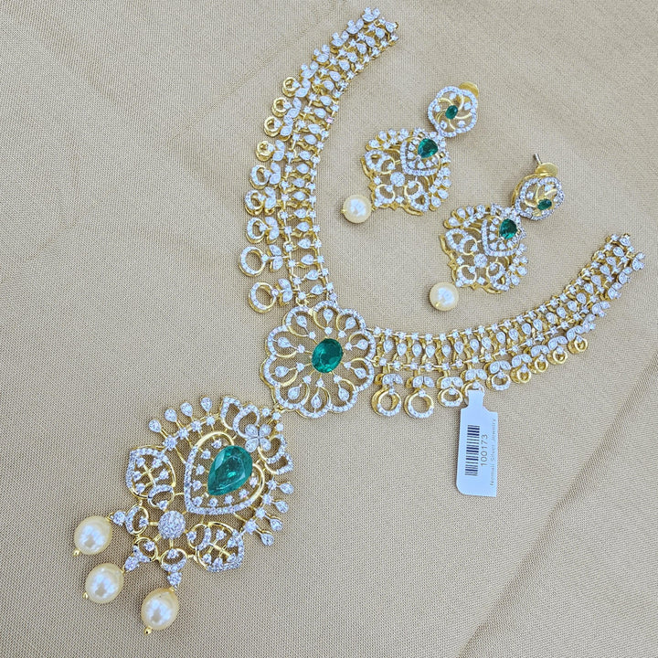 diamond Emerald necklace