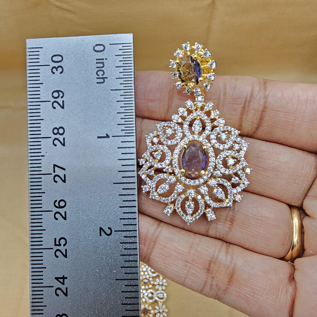 Diamond rep Amethyst set