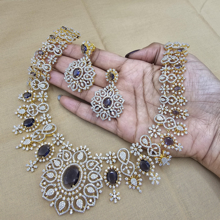 Diamond rep Amethyst set