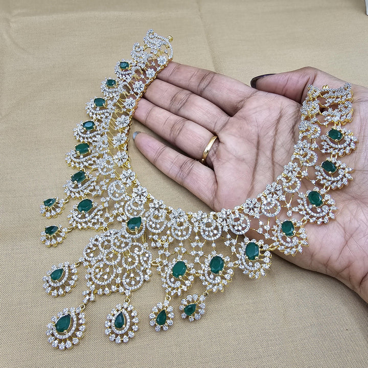 Emerald necklace set