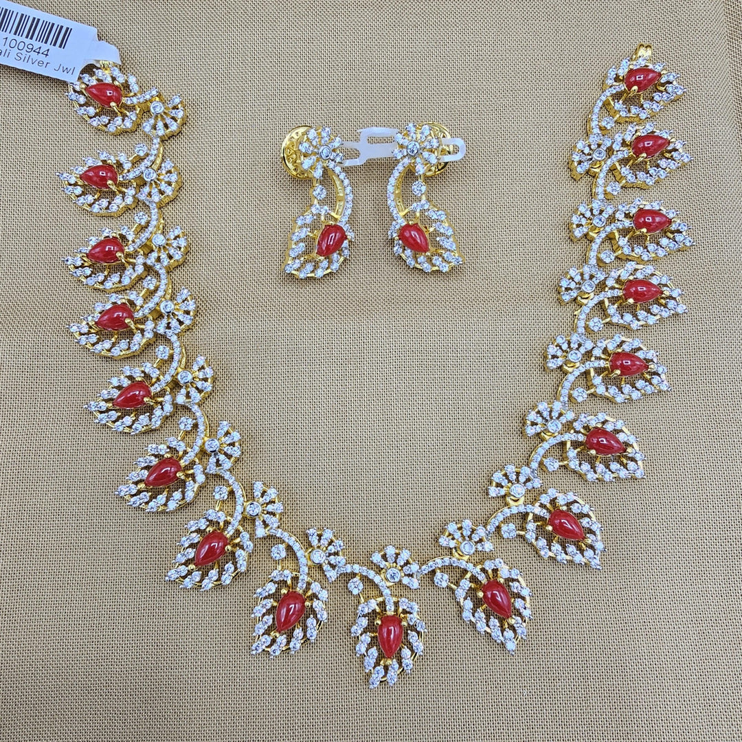 Designer Coral necklace set