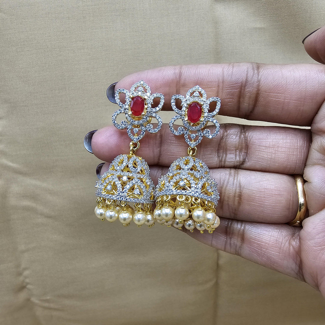 Ruby Long necklace set