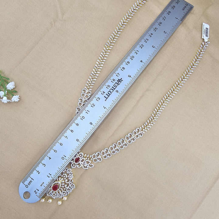 Ruby Long necklace set