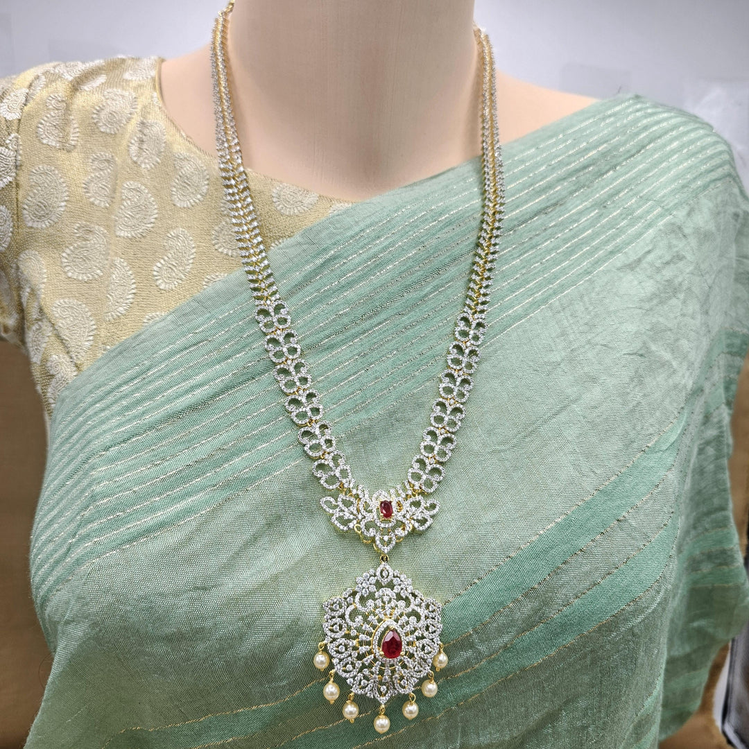 Ruby Long necklace set