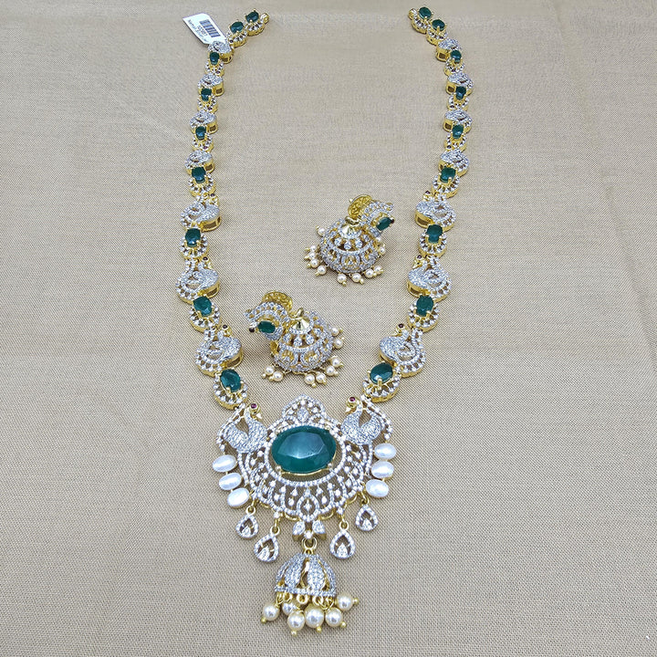 Long diamond rep necklace