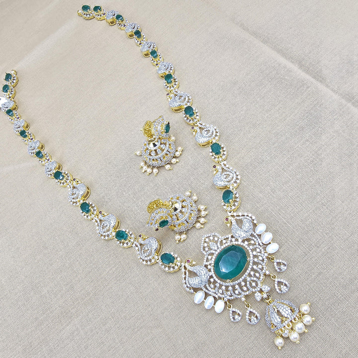 Long diamond rep necklace