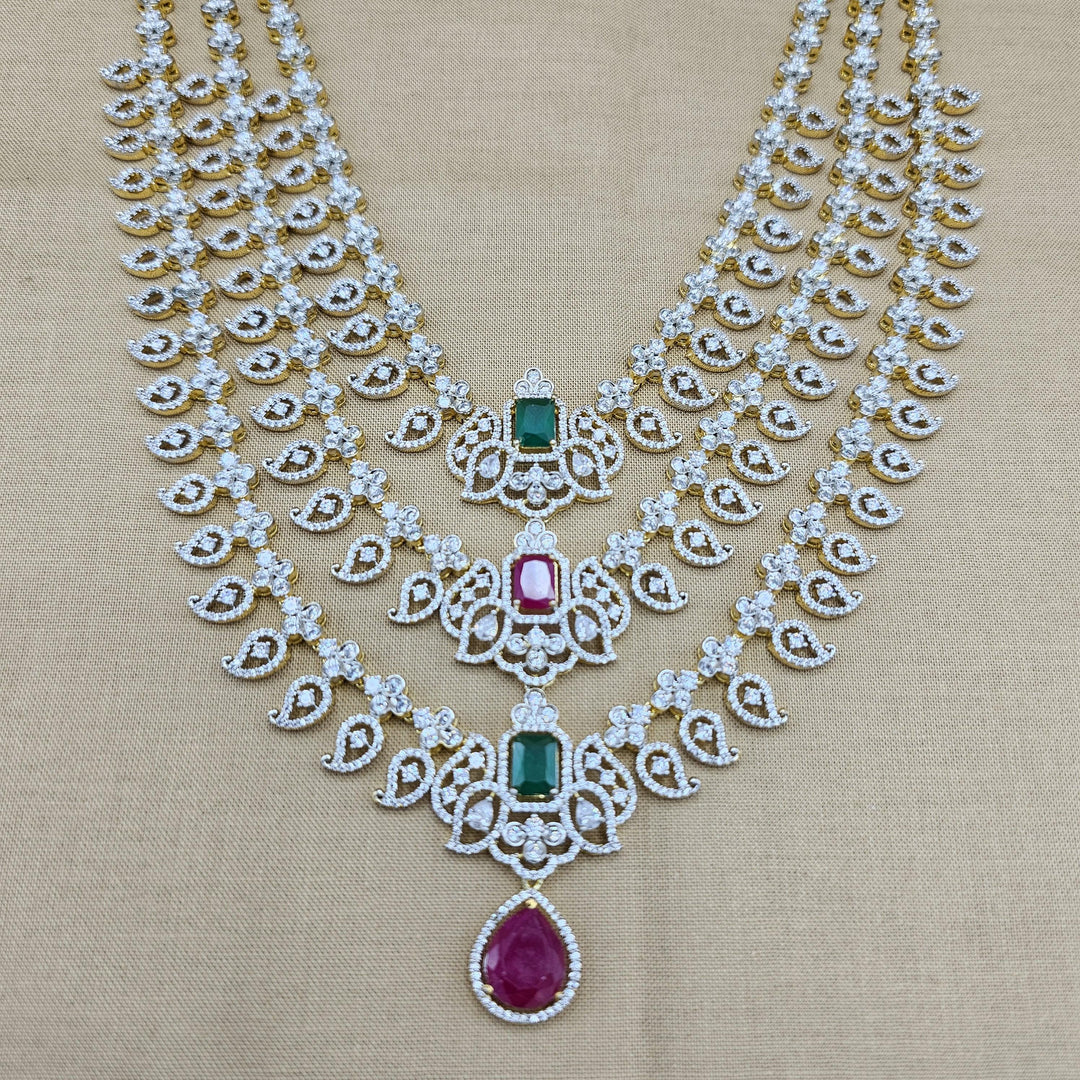 3L diamond rep necklace