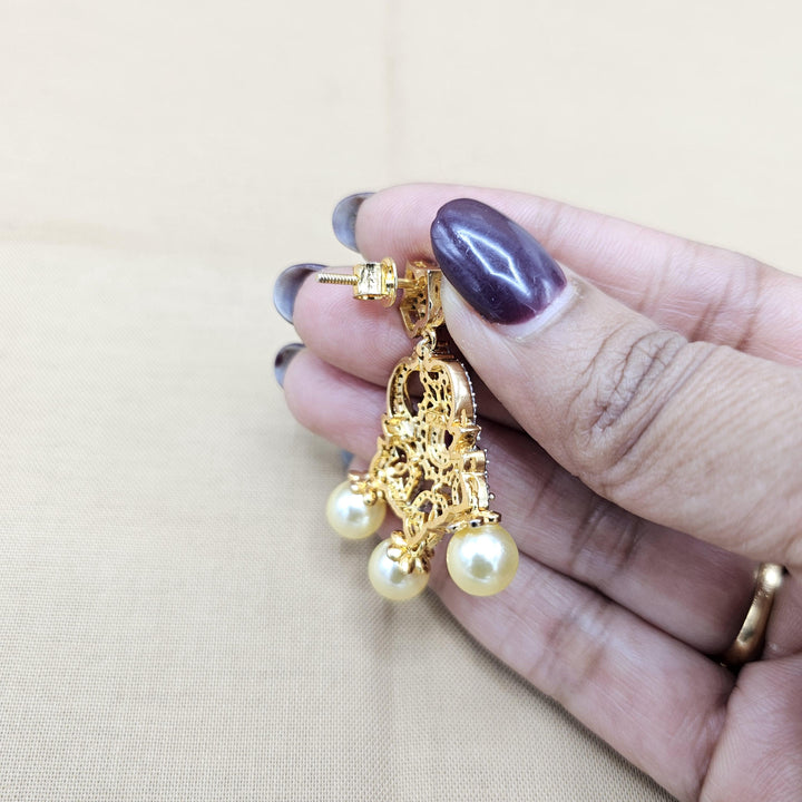 Party-wear Ruby earrings