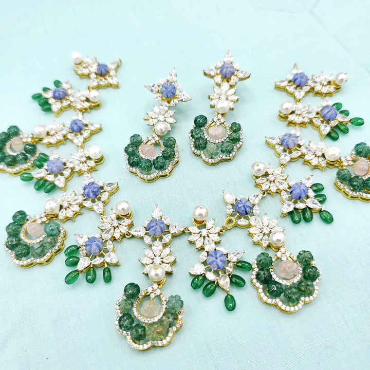green Pastel color beads set