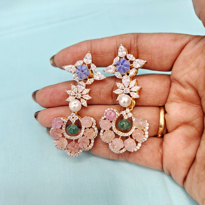 Pastel color beads necklace