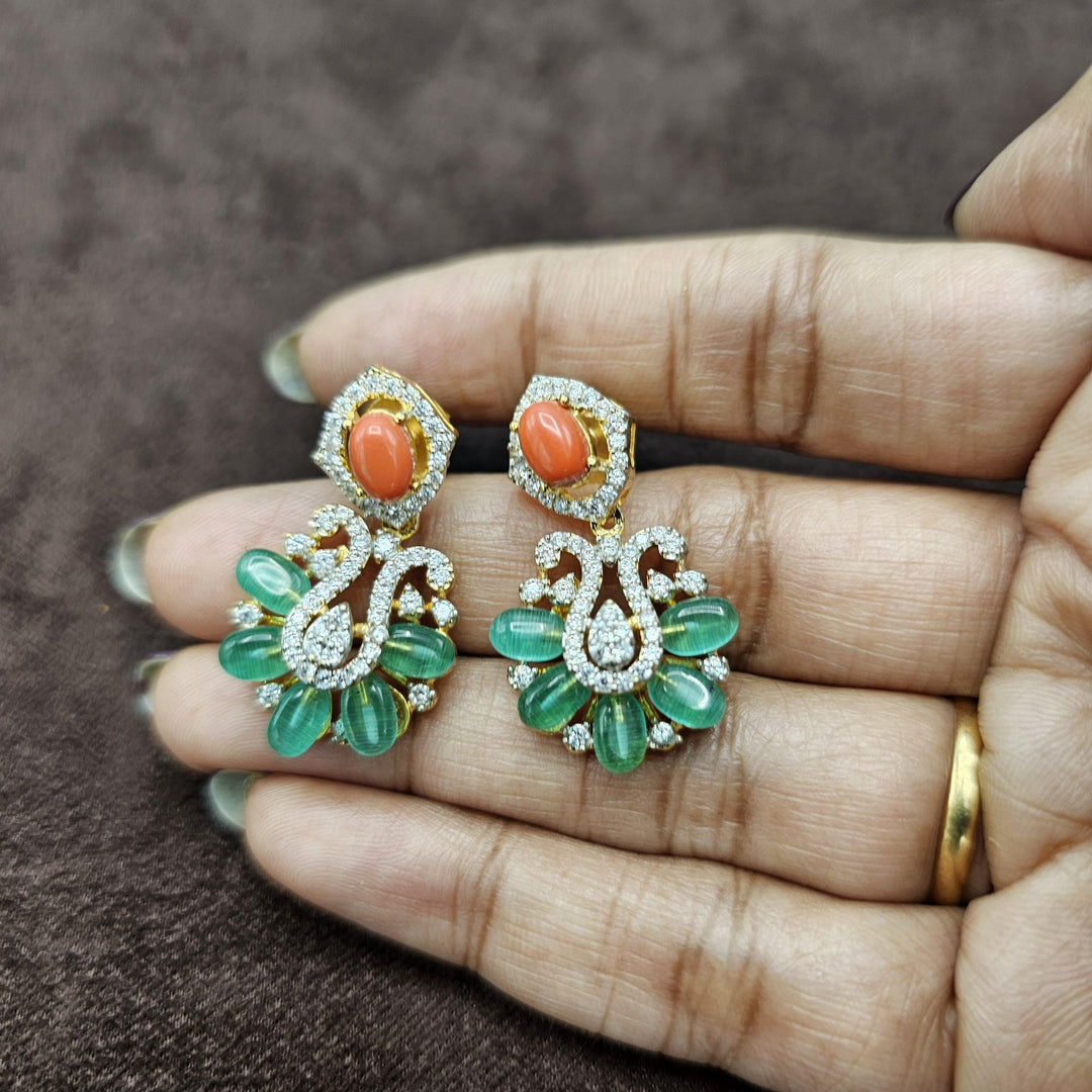 coral Pendant set