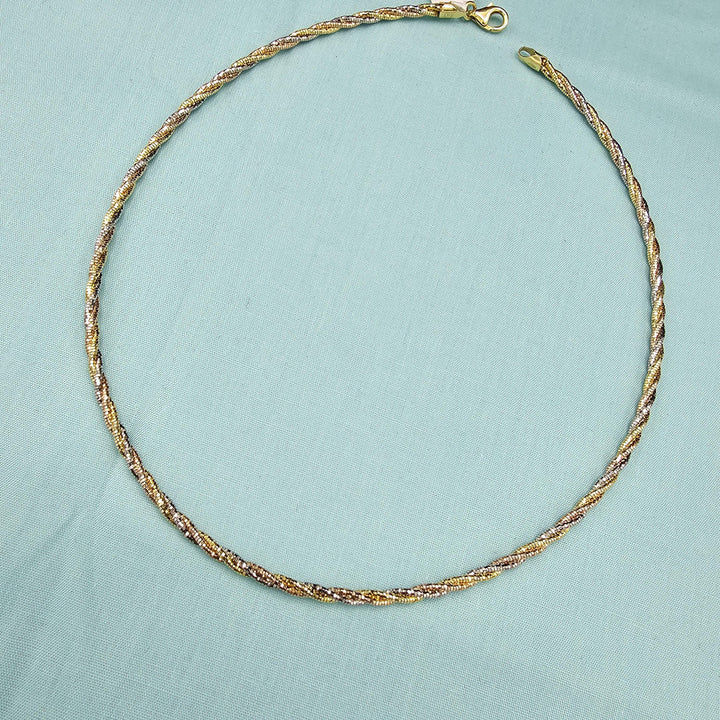 Tri-color Twisted Italian hasli