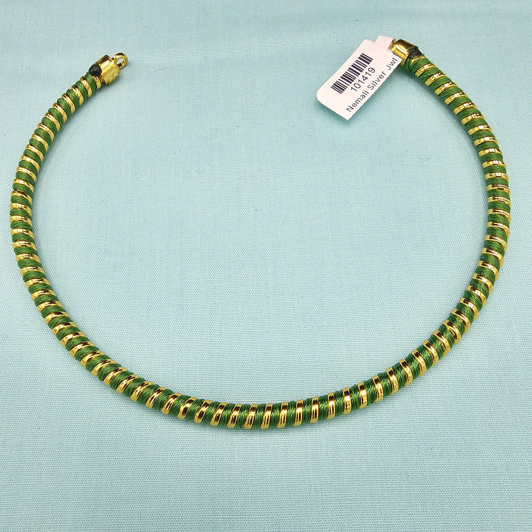 Silver Hasli- Red / Green