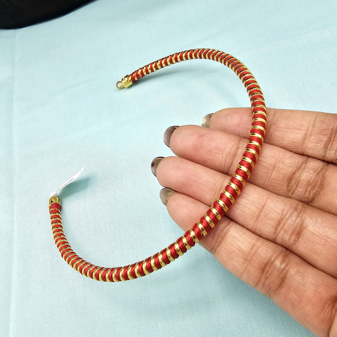 Silver Hasli- Red / Green