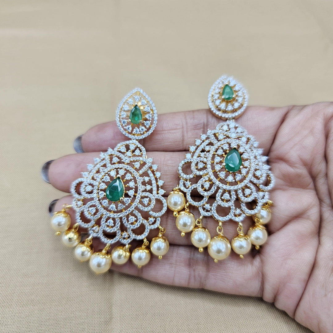 Party-wear Silver earring