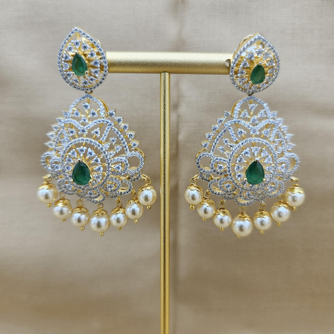 Party-wear Silver earring