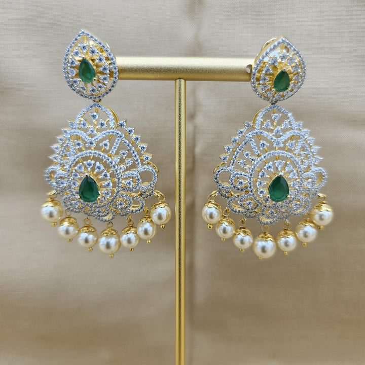Party-wear Silver earring