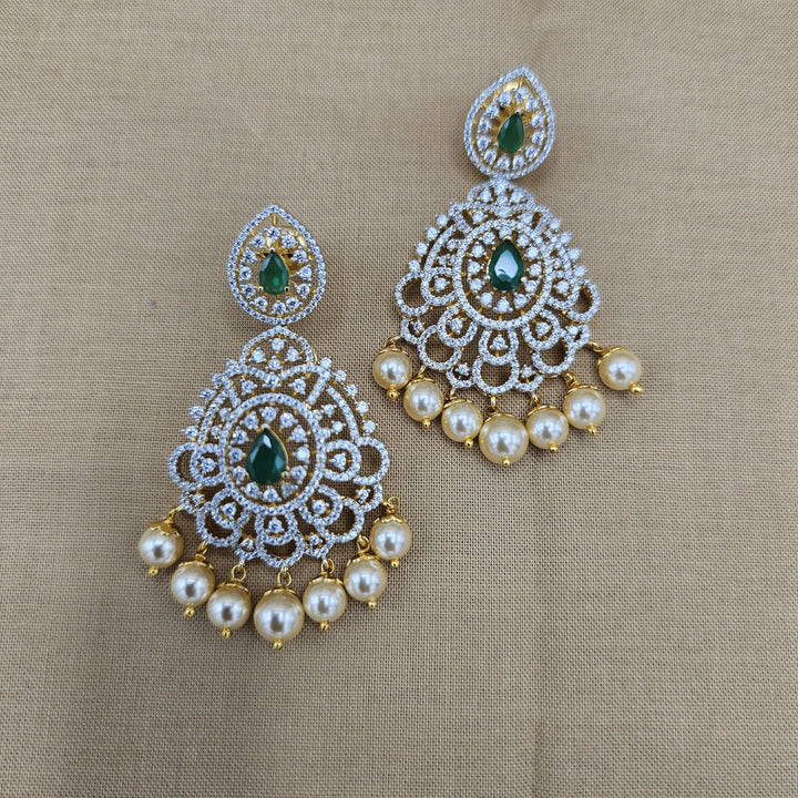 Party-wear Silver earring