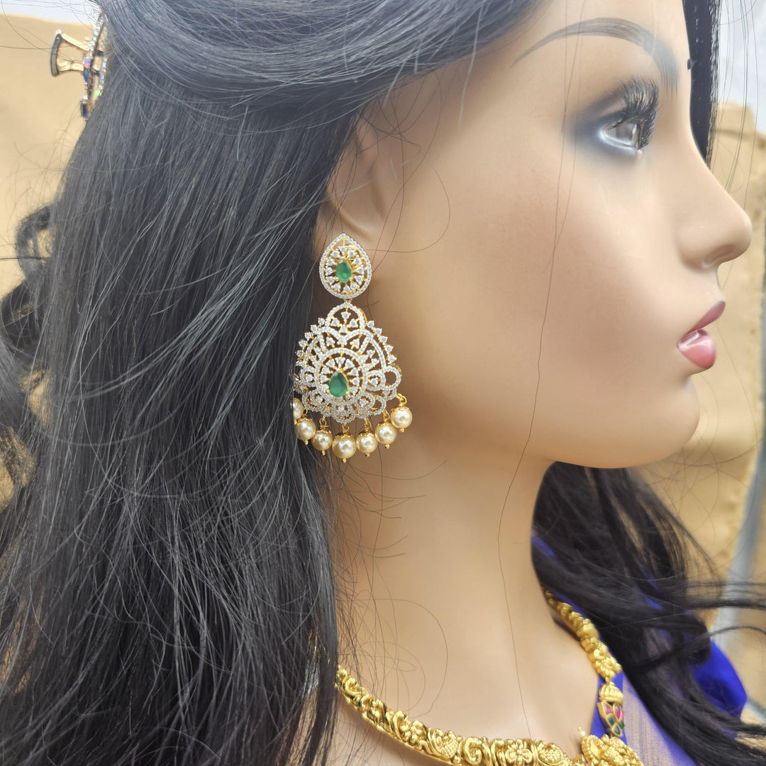 Party-wear Silver earring