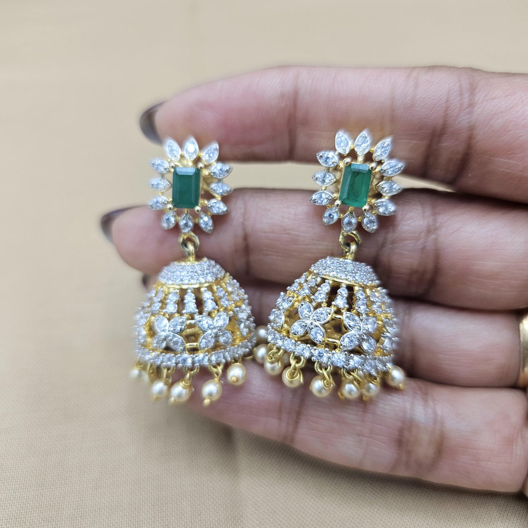 Small Silver Jhumka