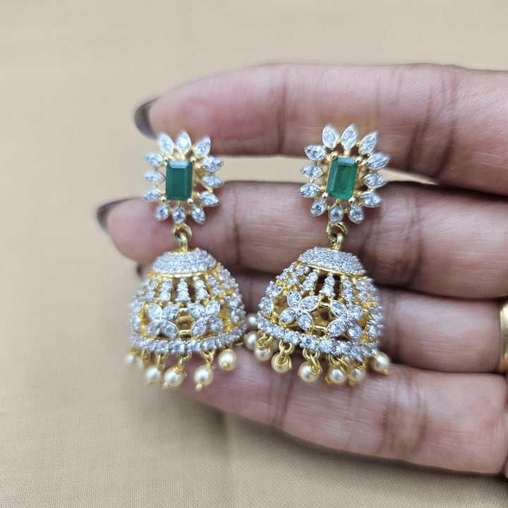 Small Silver Jhumka