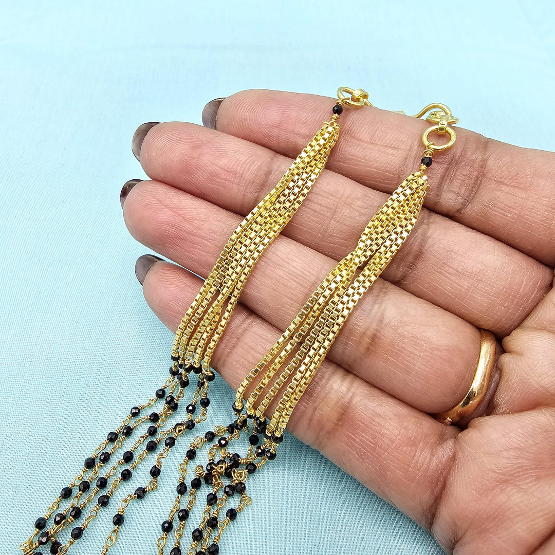 92.5 Silver 6L BlackBeads
